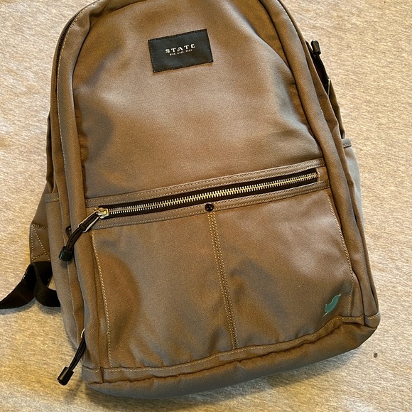 State Other - *NWOT* State Bedford Double Pocket Backpack